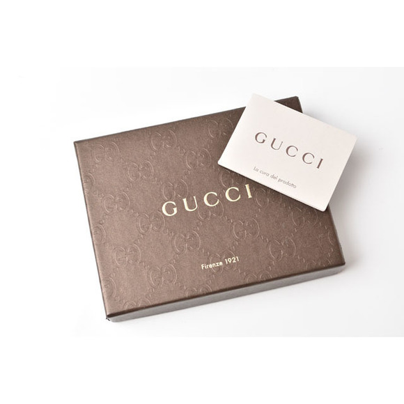 Gucci Gucci Leather Card Case Dark Brown Leather Business card case 282089 - Picture 6 of 6